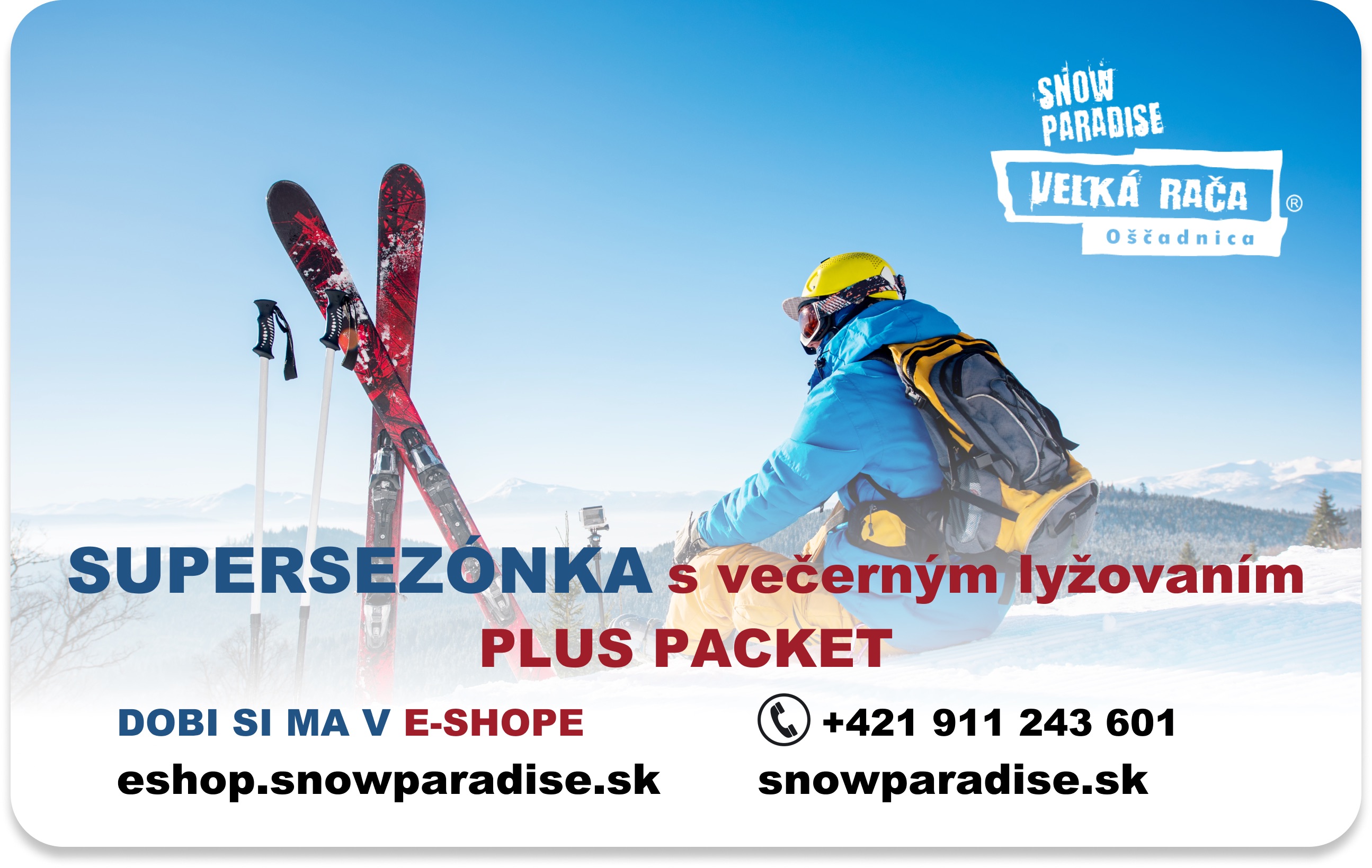 SUPERSEZÓNKA s večerným lyžovaním PLUS PACKET - Dospelí